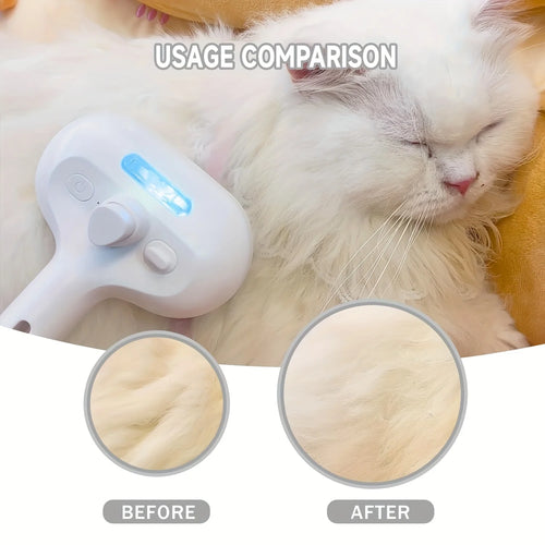 OYES Grooming Comb – Mist Spray Detangling Brush for Pets