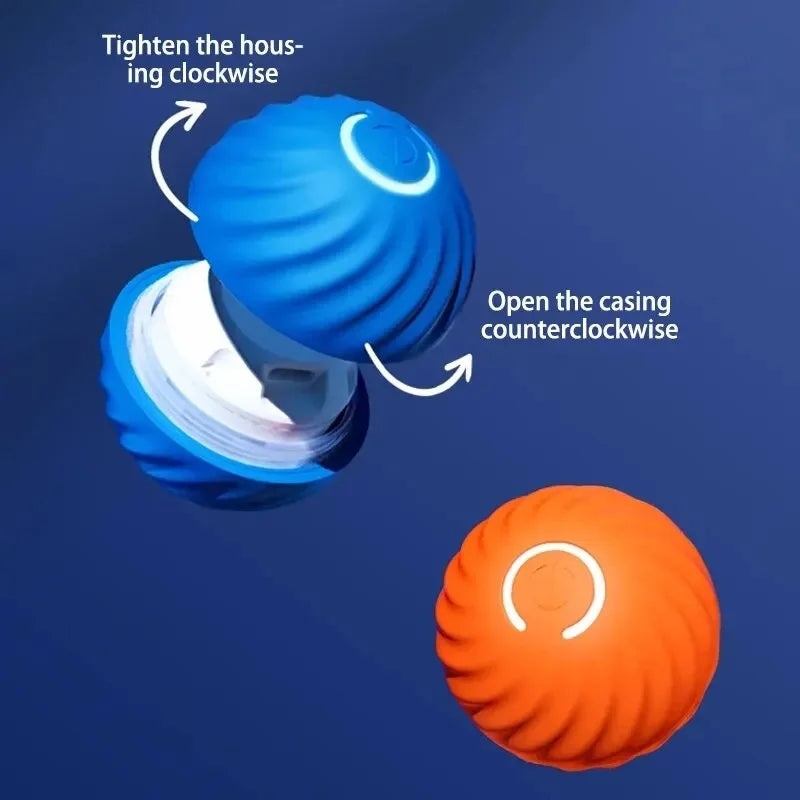 smart bouncing ball interactive electronic pet toy for dogs & cats