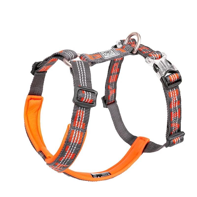 padded nylon pet harness vest for outdoor walking, running, climbing
