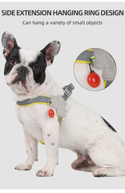 No-Pull Vest Harness for Small Dogs & Cats - Reflective, Adjustable