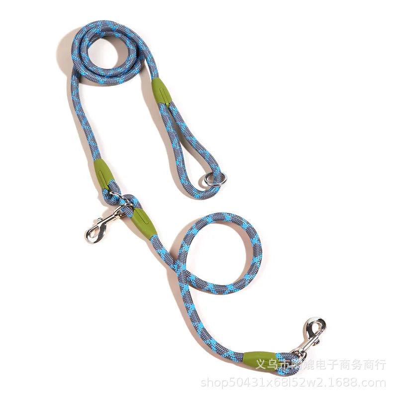 hands-free reflective nylon dog leash for running and walking dogs