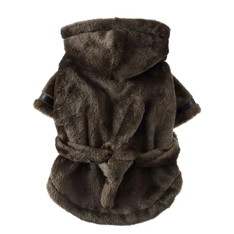 soft dog bathrobe & pajamas, quick-dry bath towel robe for pets