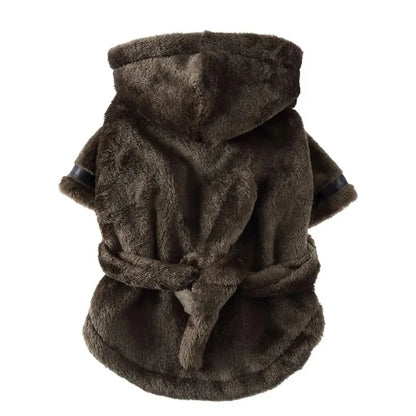 Soft Dog Bathrobe & Pajamas, Quick-Dry Bath Towel Robe for Pets