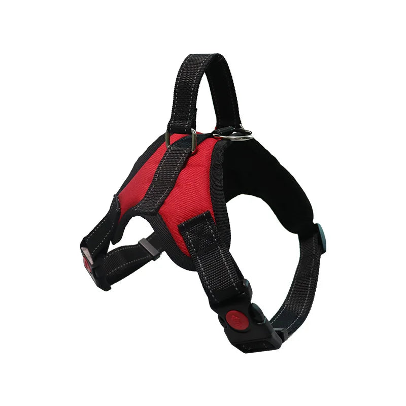strong no-pull dog vest harness with padded and reflective design