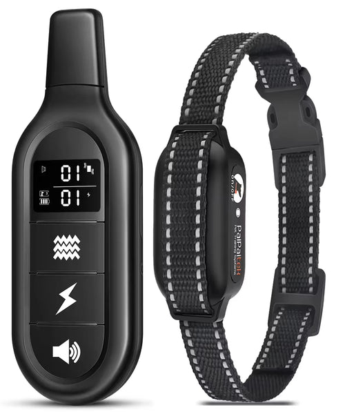 IPX7 Waterproof Rechargeable Dog Training Collar for 1-3 Dogs, 3300FT Range