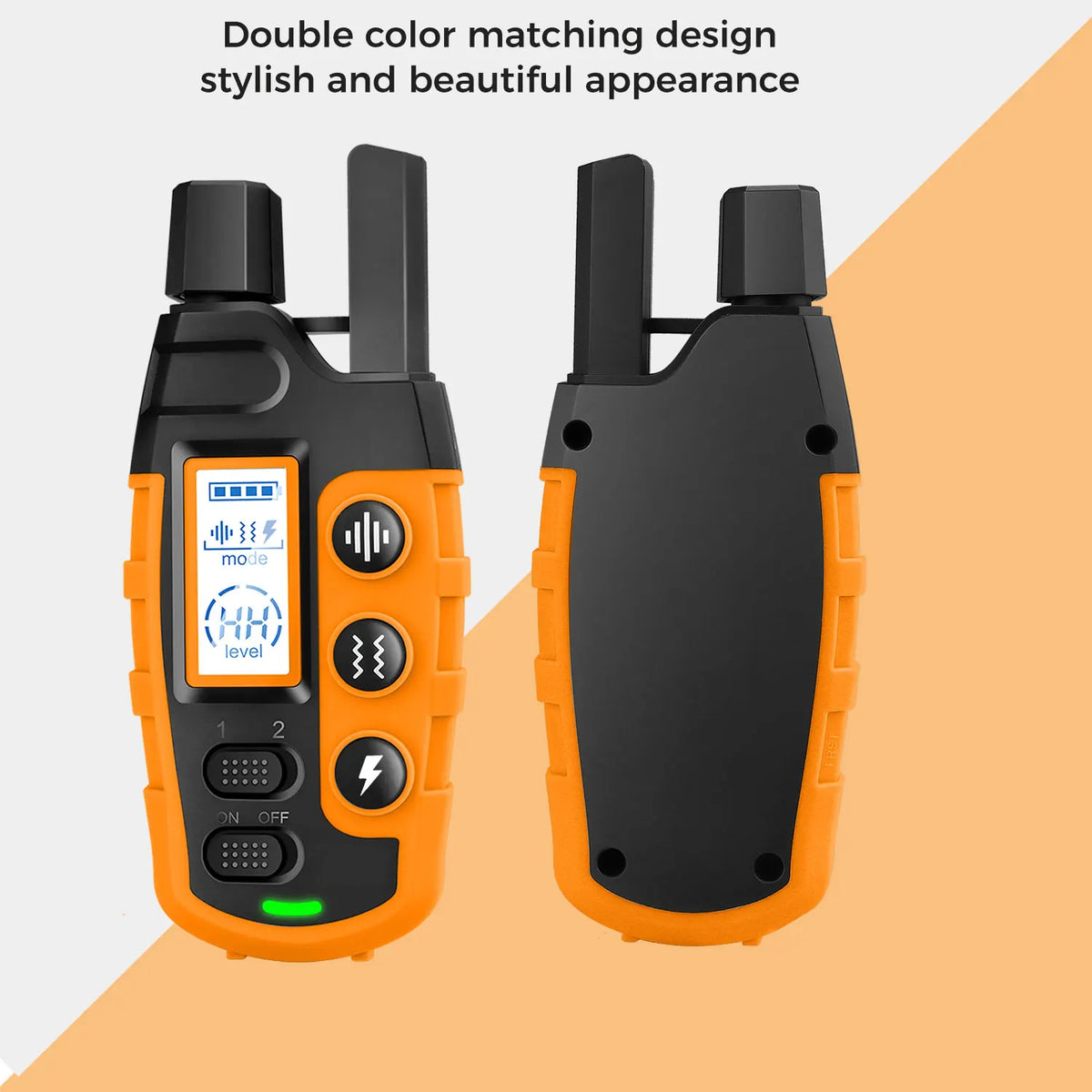 3300ft waterproof remote dog training collar with vibration and sound modes