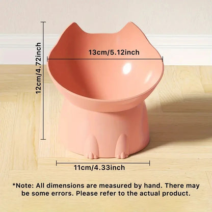 Whisker Ware Elevated Cat Bowl – Anti-Tip Raised Feeding Dish