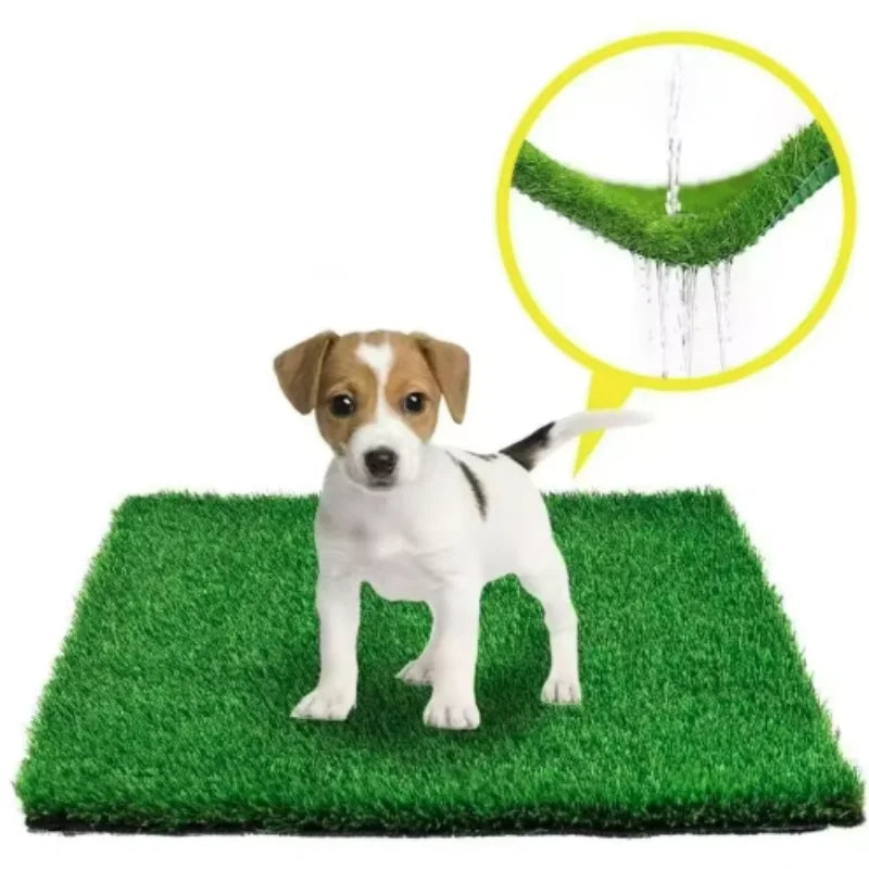 reusable artificial grass dog toilet mat for balcony and garden use