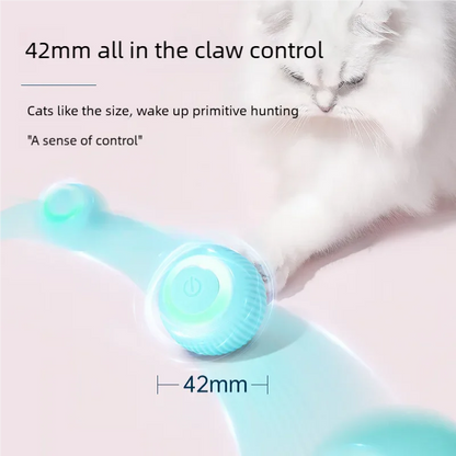 Smart Automatic Rolling Ball Interactive Cat Toy for Indoor Play