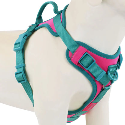 Luxury Chocolate No-Pull Dog Harness for Small, Medium, Large Dogs