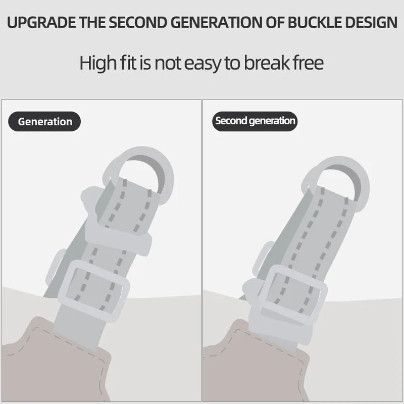 adjustable reflective dog harness for hiking, walking, and travel