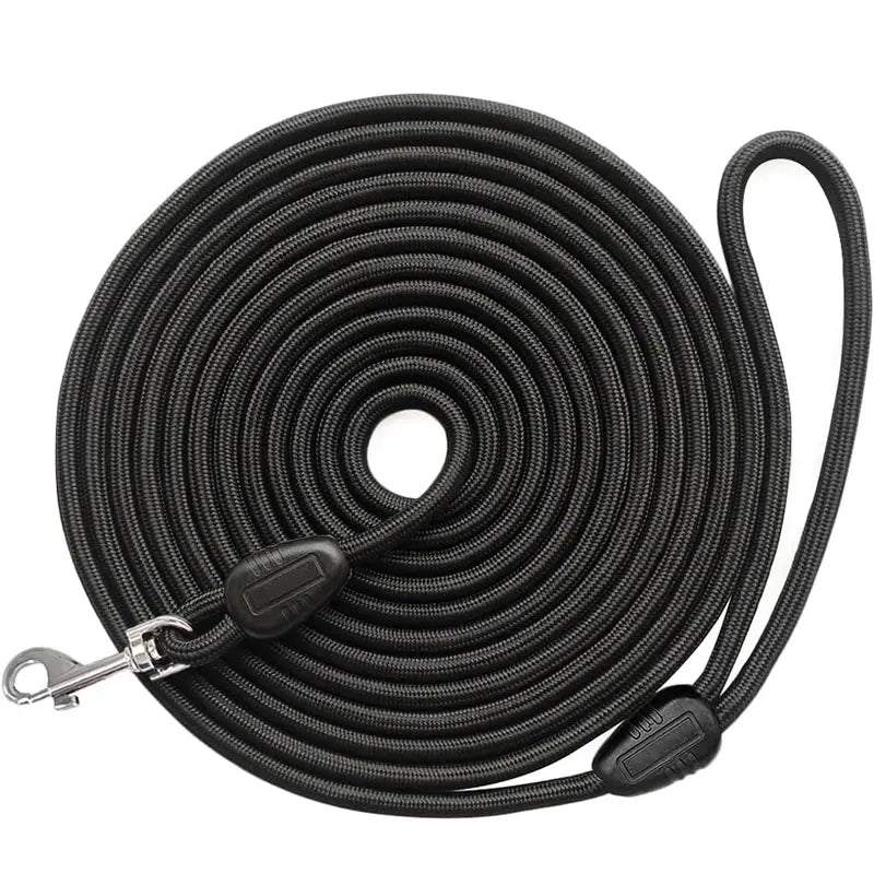5m ~ 15m heavy duty nylon long line training leash for medium & large dogs