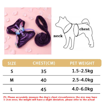 Soft Puppy Harness, Leash & Collar Set – Adjustable Pet Vest Set