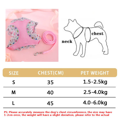 Soft Puppy Harness, Leash & Collar Set – Adjustable Pet Vest Set
