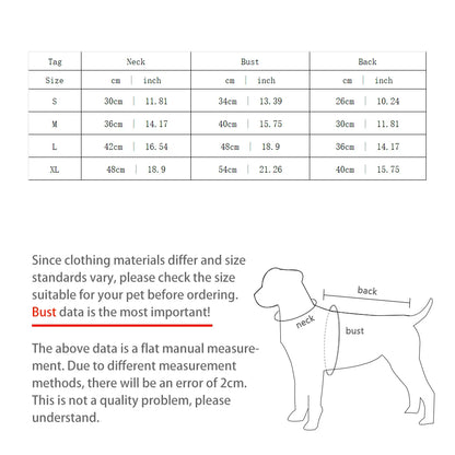Polar Fleece Warm Dog Singlet - Buckle Style for Small Medium Dogs