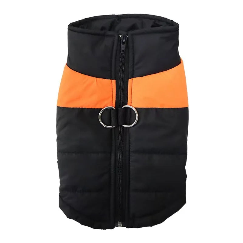 waterproof padded dog jacket – warm zipper vest for all sizes