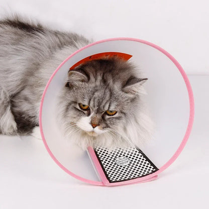 Adjustable Pet Recovery Collar After Surgery - Cone for Cats and Dogs