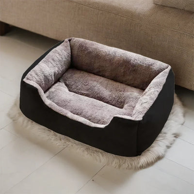 Cozy Plush Pet Bed for Cats & Dogs – Soft Breathable Basket