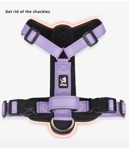 Adjustable Reflective Puppy Vest Harness with Easy Control Handle