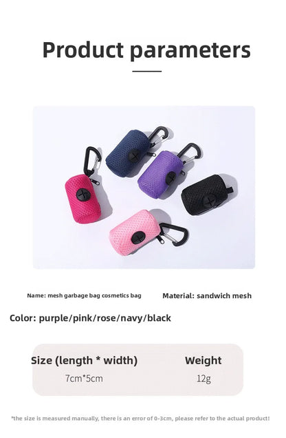 Hanging Dog Poop Bag Dispenser – Convenient Walking Bag Holder