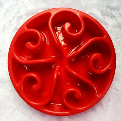 COOYOMOO Anti-Gulping Slow Feeder Dog Bowl – Fun Maze Design