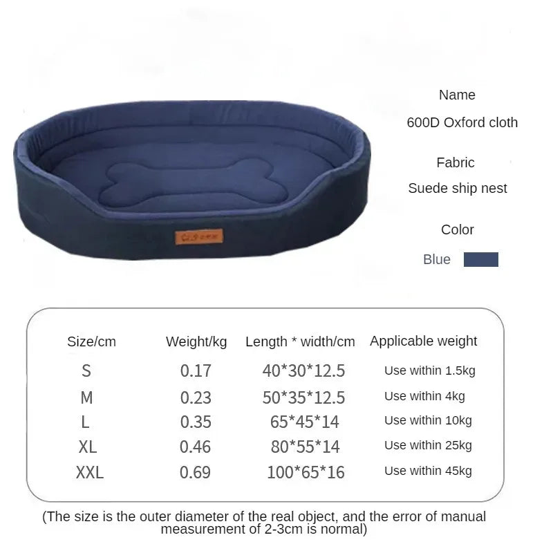fluffy pet bed cushion - cozy winter sofa mat for small to large dogs