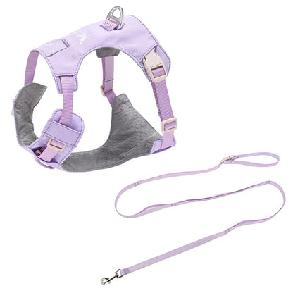 Lightweight Dog Harness & Leash Set - Anti-Pull, Escape-Proof Fit