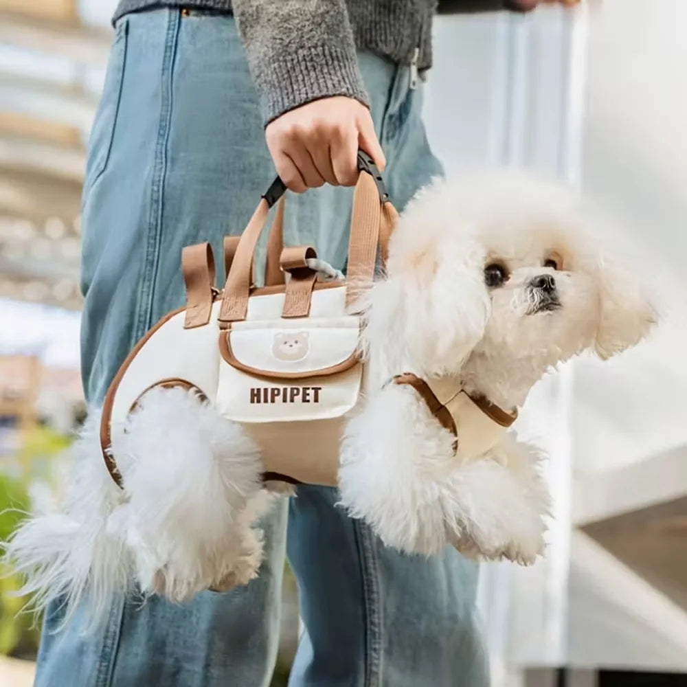 breathable pet sling backpack – 2-in-1 carrier for small dogs & cats
