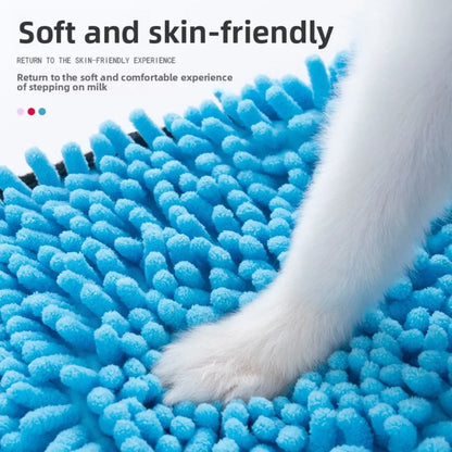 Absorbent Chenille Pet Bath Towel – Soft Quick-Dry Dog & Cat Towel