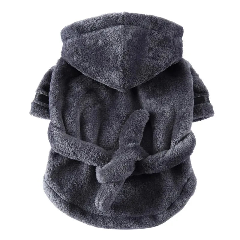 soft dog bathrobe & pajamas, quick-dry bath towel robe for pets