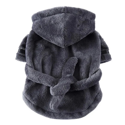 Soft Dog Bathrobe & Pajamas, Quick-Dry Bath Towel Robe for Pets