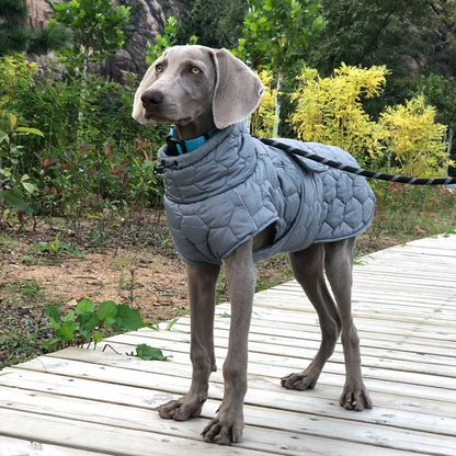 Winter Dog Coat for Large Dogs, Warm Reflective Water-Repellent Jacket