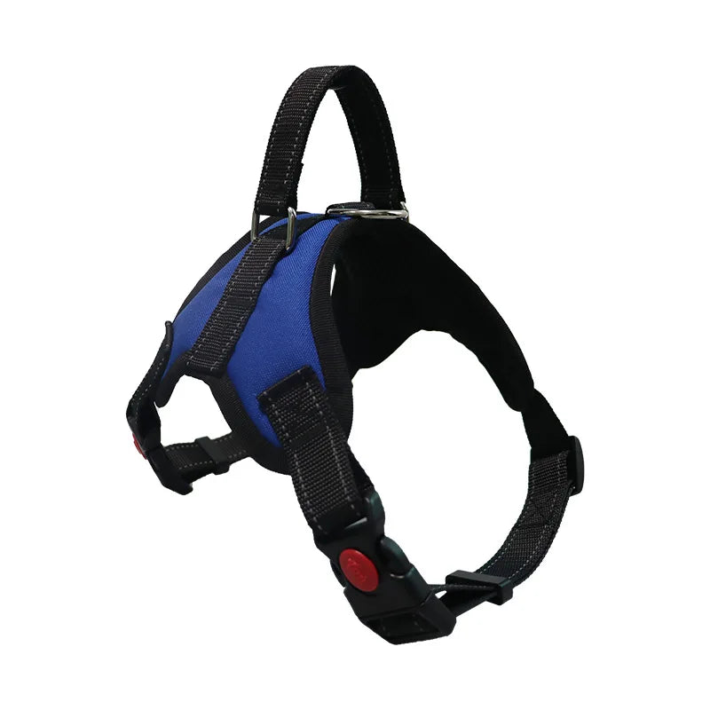 strong no-pull dog vest harness with padded and reflective design