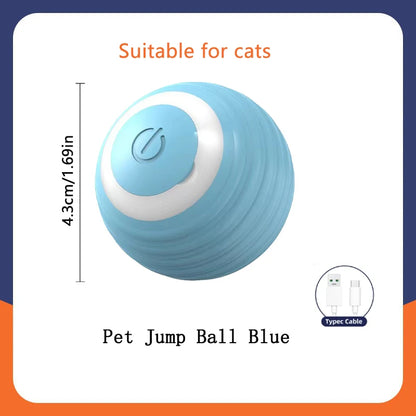 Smart Bouncing Ball Interactive Electronic Pet Toy for Dogs & Cats