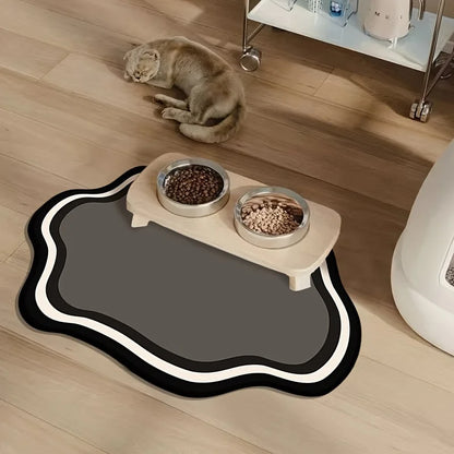 Non-Slip Absorbent Pet Feeding Mat – Quick-Dry Cat & Dog Placemat
