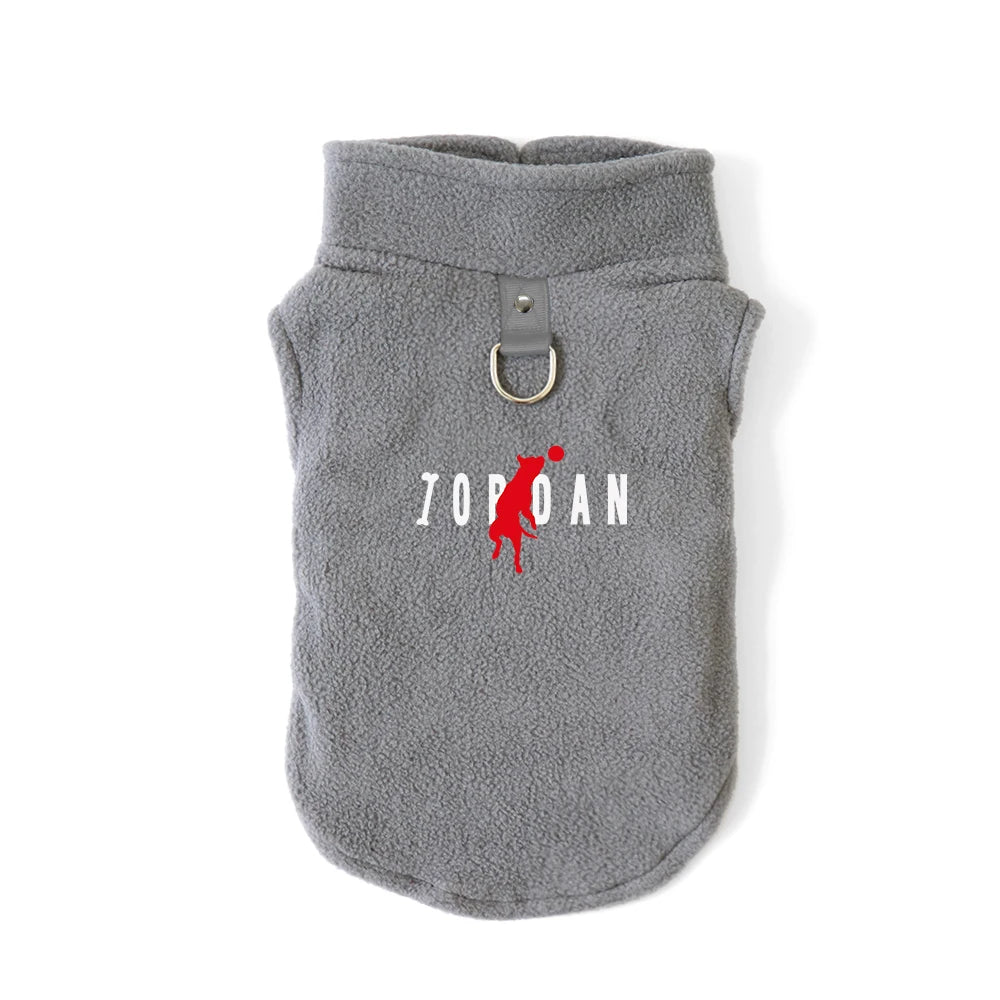 polar fleece warm dog singlet - buckle style for small medium dogs