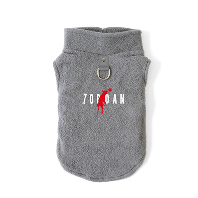 Polar Fleece Warm Dog Singlet - Buckle Style for Small Medium Dogs