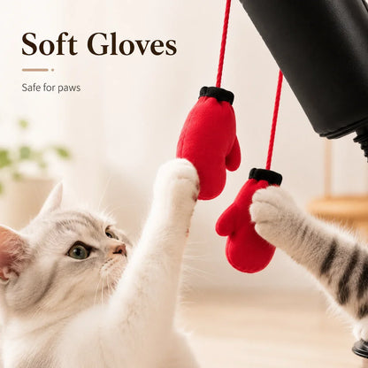 Paw Punch Cat Boxing Bag – Interactive Spring Indoor Exercise Toy