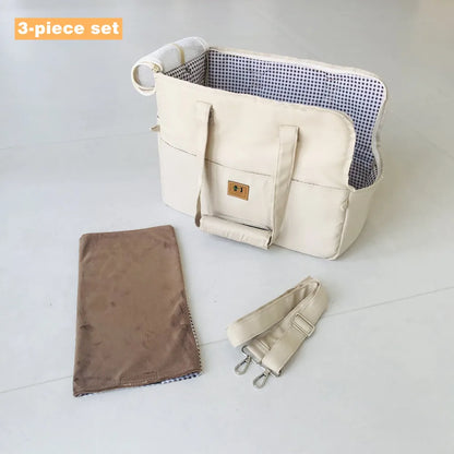 Breathable Pet Carrier Shoulder Bag for Cats & Puppies, Car Seat