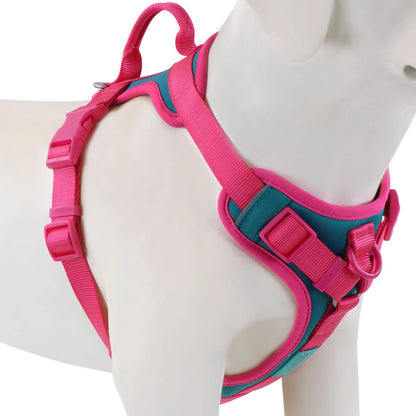 Luxury Chocolate No-Pull Dog Harness for Small, Medium, Large Dogs