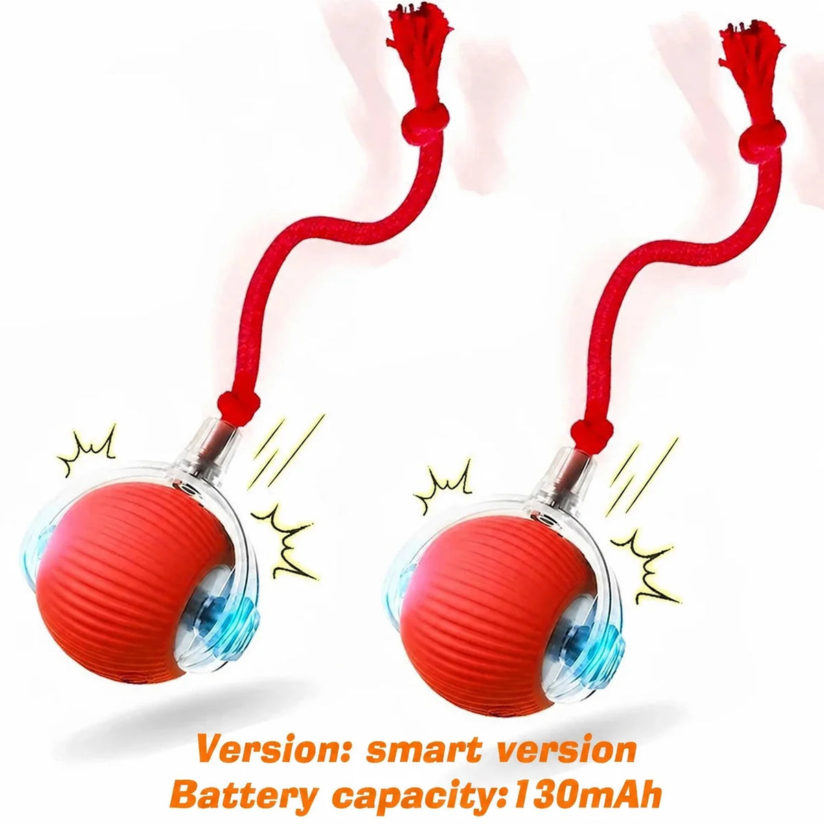 automatic rolling dog ball toy - rechargeable smart interactive toy