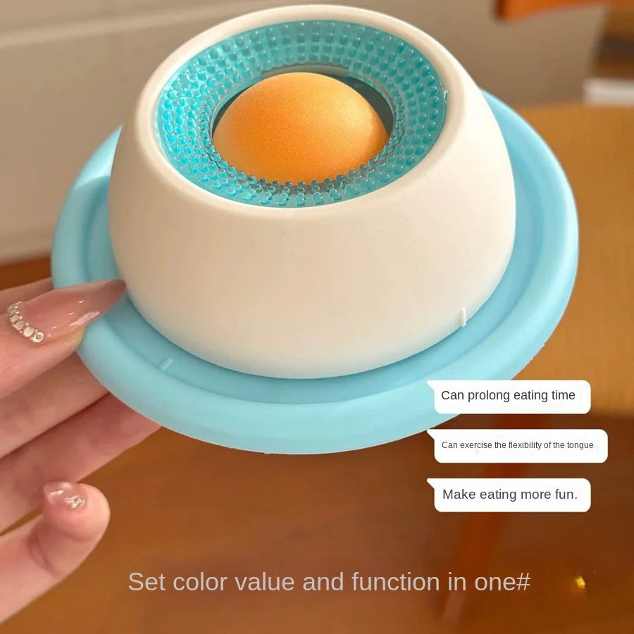 silicone lick toy slow feeder – interactive enrichment dispenser