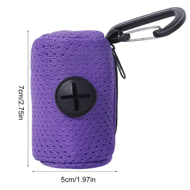 dog poop bag dispenser holder – waste bag cleaning tool