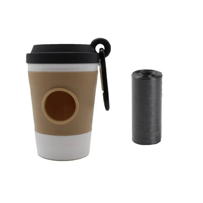 Pawstrip Coffee Cup Poop Bag Dispenser – Portable Holder