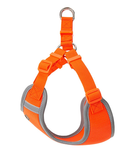 Reflective Adjustable Pet Harness & Leash Set for Small/Medium Dogs
