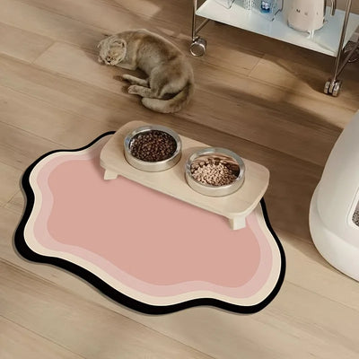 Non-Slip Absorbent Pet Feeding Mat – Quick-Dry Cat & Dog Placemat