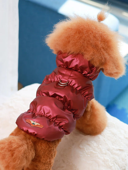 Thick Warm 3-Layer Puppy Jacket for Autumn Winter Poodle Teddy Yorkie