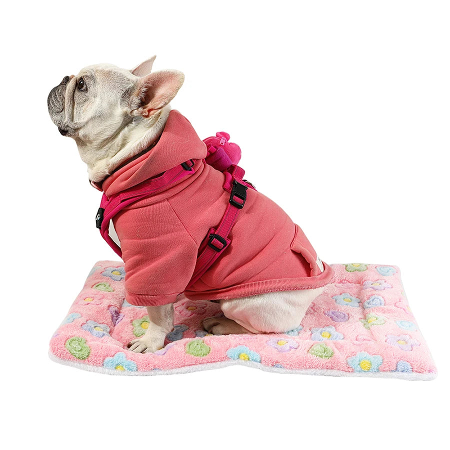 thickened dog bed mat warm machine washable blanket for puppies and cats