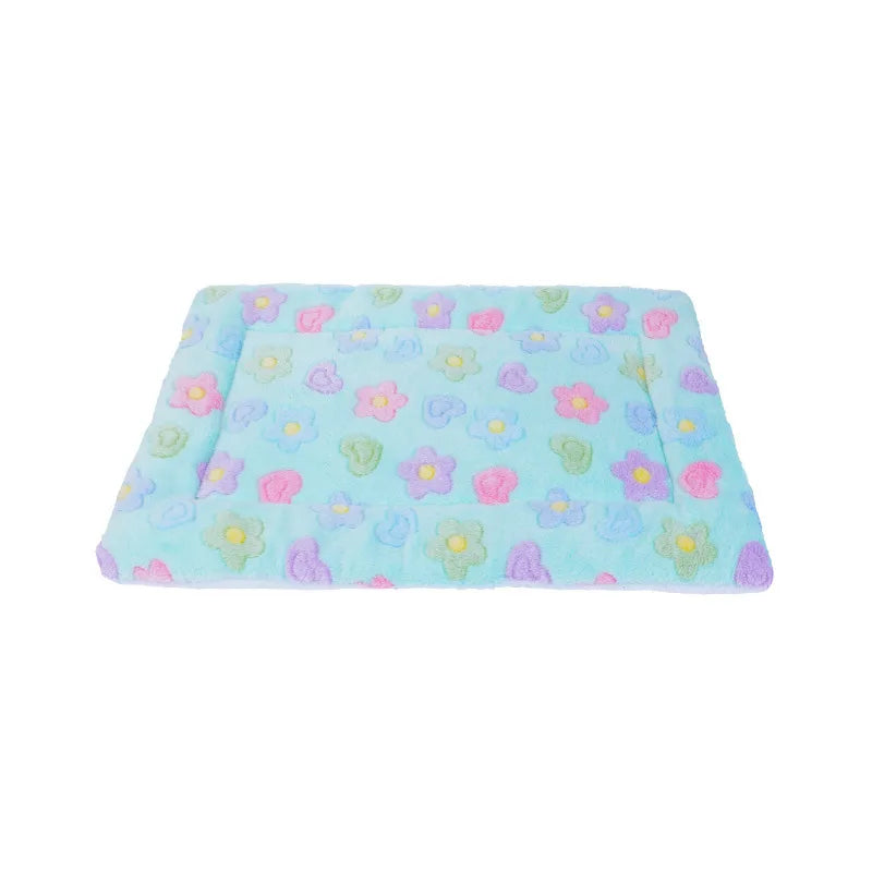 thickened dog bed mat warm machine washable blanket for puppies and cats