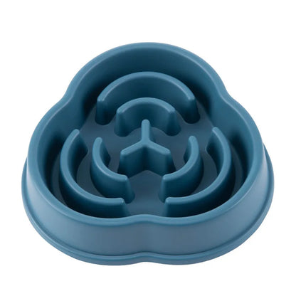 Anti-Choking Slow Feed Dog & Cat Bowl – Non-Slip Feeding Bowl